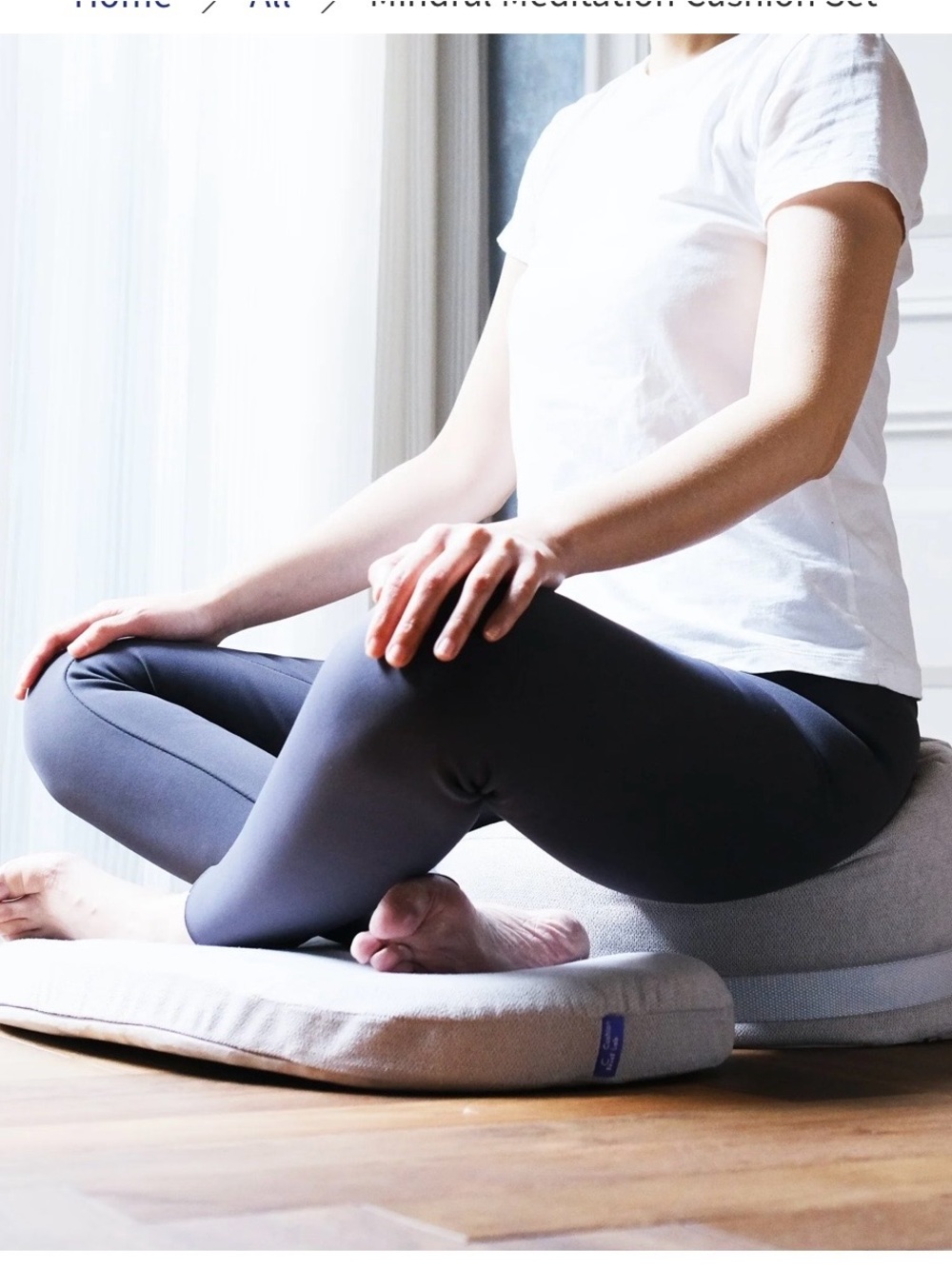 Mindful Meditation Cushions - Neutral Color - Picture 12 of 13